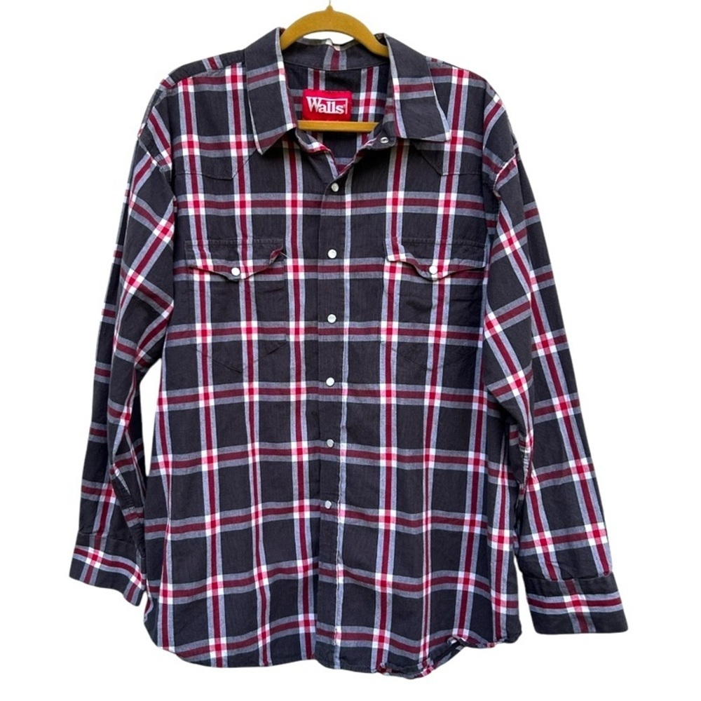 New Walls 100% cotton plaid short XL